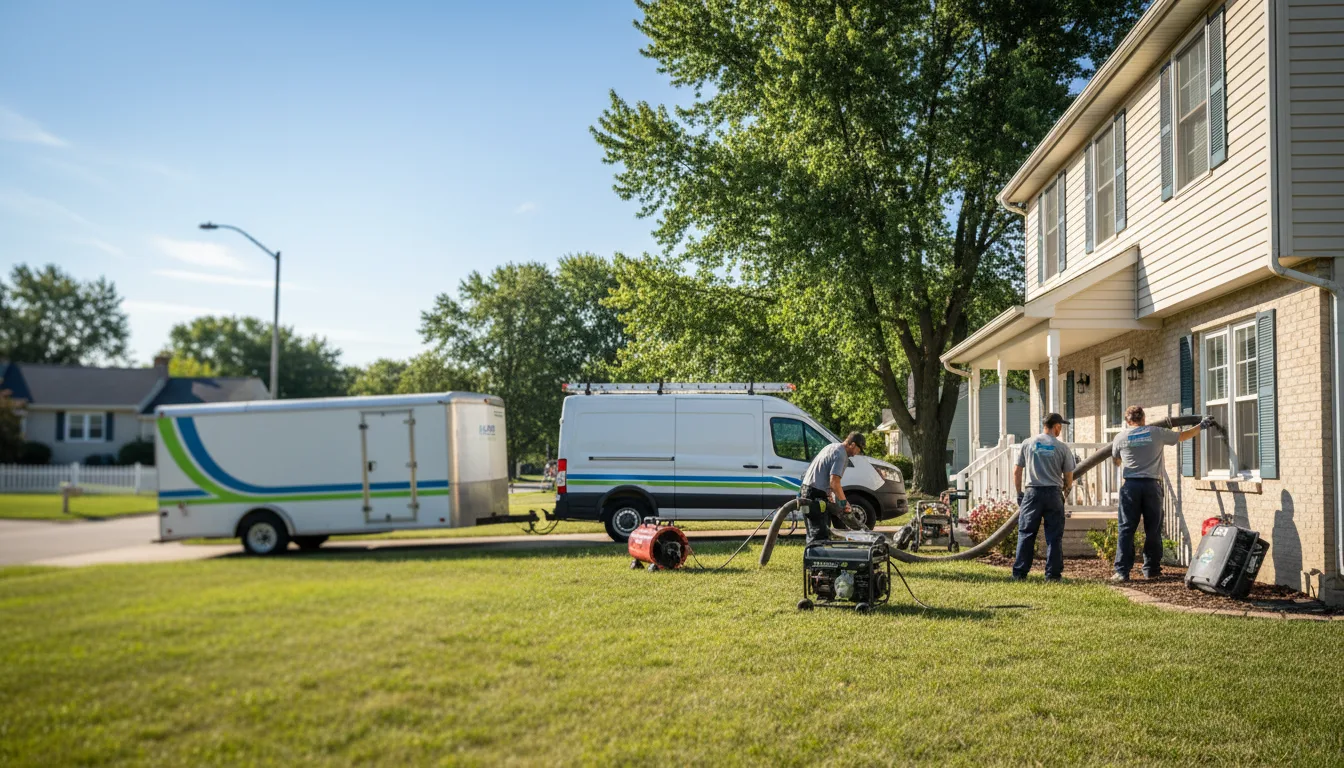 Flooded Basement Restoration And Cleanup With Repair in Juneau, WI near me